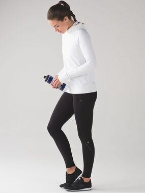 Lululemon Cadence Crusher Tight Black Pockets Reflective Running Leggings Size 4